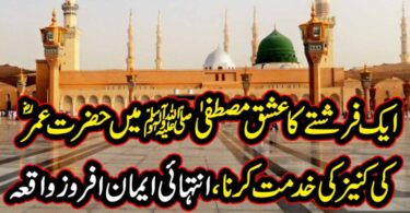 فرشتے کا عشق مصطفیٰ ﷺ